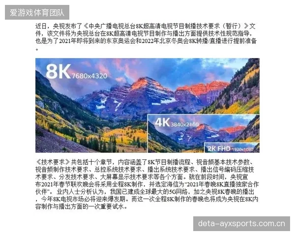 正从高清制播迈向8K集成的系统架构 提升视觉冲击力